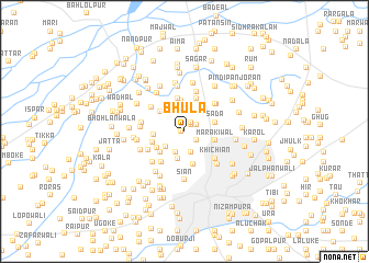 map of Bhula