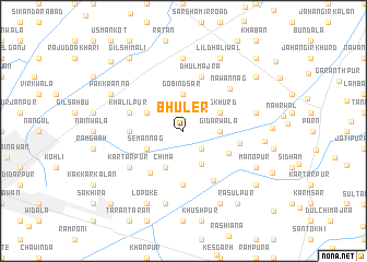 map of Bhuler