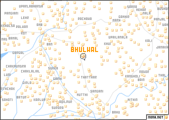 map of Bhulwāl