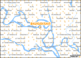 map of Bhum Dakshin