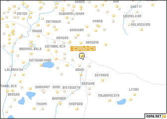 map of Bhunāhi