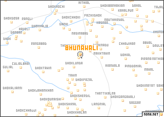 map of Bhunawāli