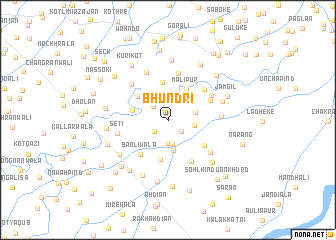 map of Bhundri