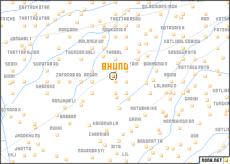 map of Bhund