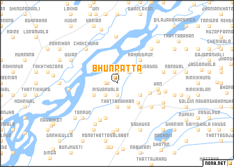 map of Bhūn Ratta