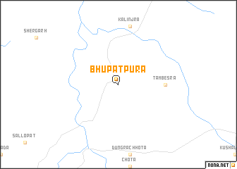 map of Bhūpatpura