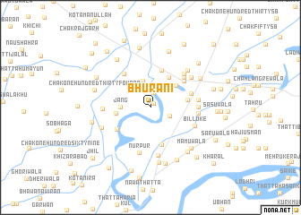 map of Bhurāni