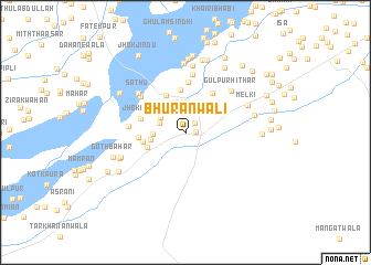 map of Bhūrānwāli