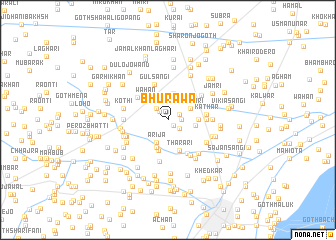 map of Bhurāwa