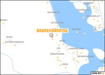 map of Bhure Khān Rind