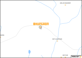 map of Bhurgaon