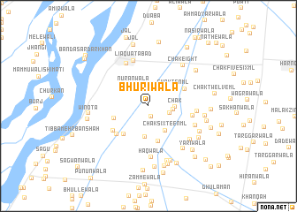 map of Bhuriwāla