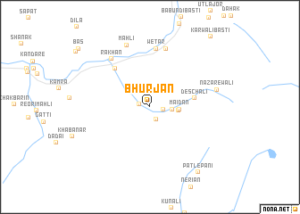 map of Bhurjān