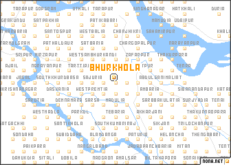 map of Bhurkhola