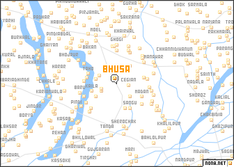 map of Bhūsa