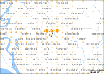 map of Bhushna