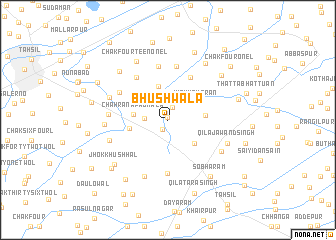 map of Bhūshwāla