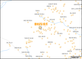 map of Bhusiān