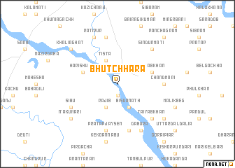 map of Bhutchhāra