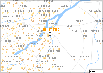 map of Bhuttar