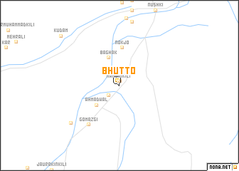 map of Bhutto
