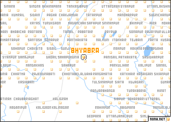 map of Bhyābra