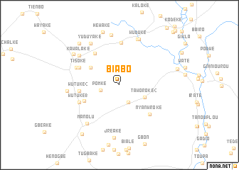 map of Biabo