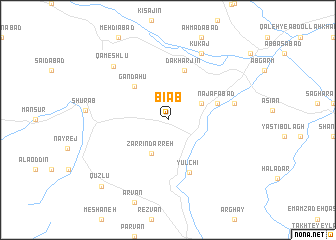 map of Bī Āb