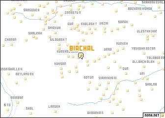 map of Bīāchāl