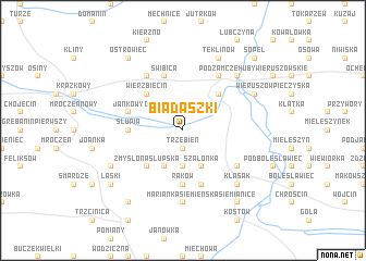 map of Biadaszki