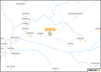 map of Biade