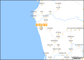 map of Biadibe