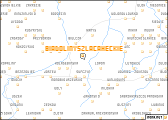 map of Biadoliny Szlacaheckie