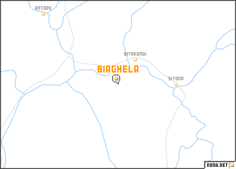 map of Biaghela