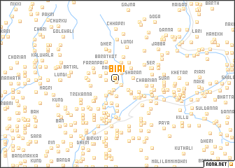 map of Biāi