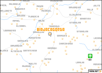 map of Biajaca Gorda