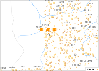 map of Biājmaira
