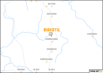 map of Biakatu