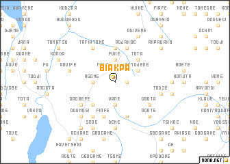 map of Biakpa