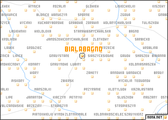 map of Biała Bagno