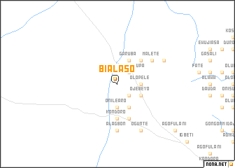 map of Bialaso