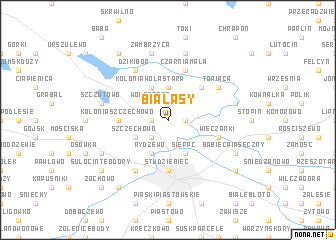 map of Bialasy