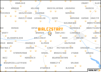 map of Białcz Stary