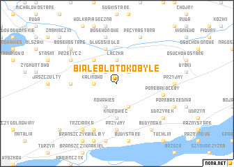 map of Białe Błoto Kobyle