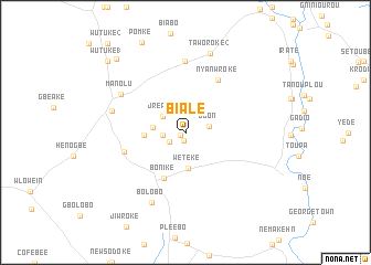 map of Biale