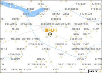 map of Białki