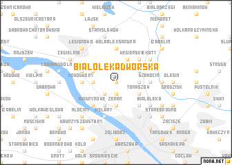 map of Białołęka Dworska