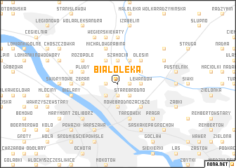 map of Białołeka