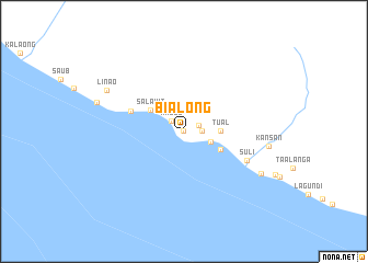 map of Bialong