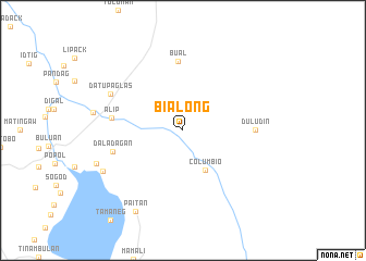 map of Bialong